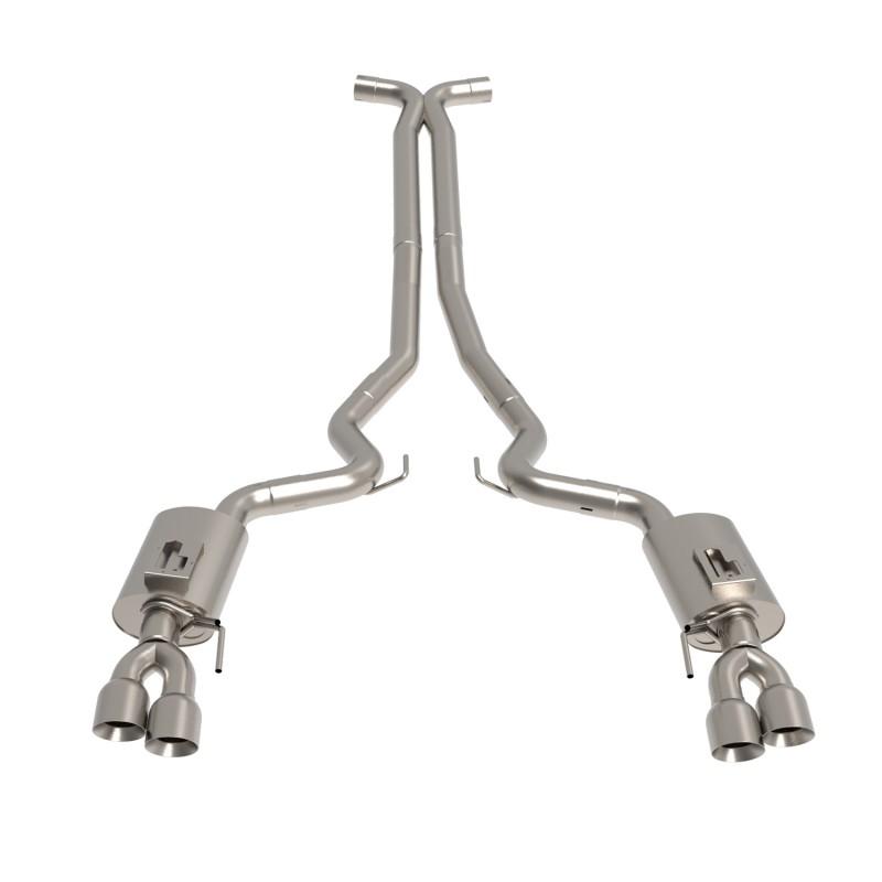 Kooks 2018+ Ford Mustang GT 5.0l Oem To 3" Cat Back Exhaust W/ X-pipe & Polished Tips 11514150