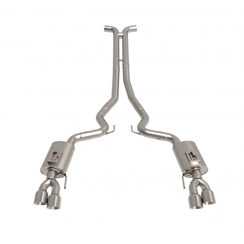 Kooks 2018+ Ford Mustang GT 5.0l Oem To 3" Cat Back Exhaust W/ H-pipe & Polished Tips 11514450
