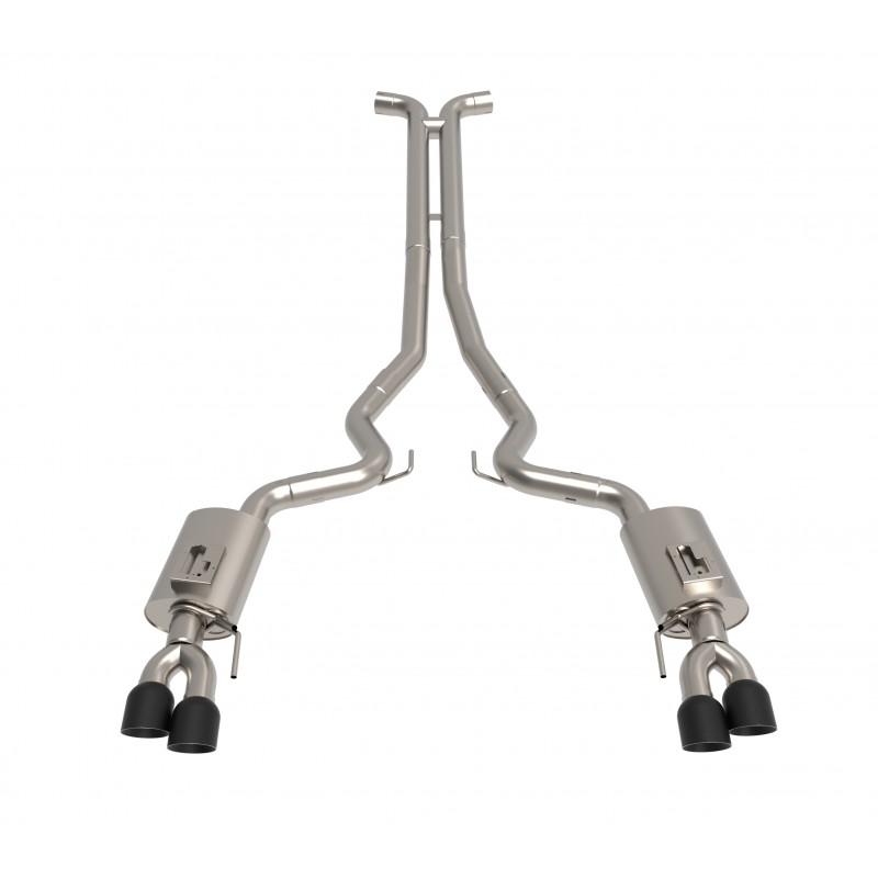 Kooks 2018+ Ford Mustang GT 5.0l Oem To 3" Cat Back Exhaust W/ H-pipe & Black Tips 11514460