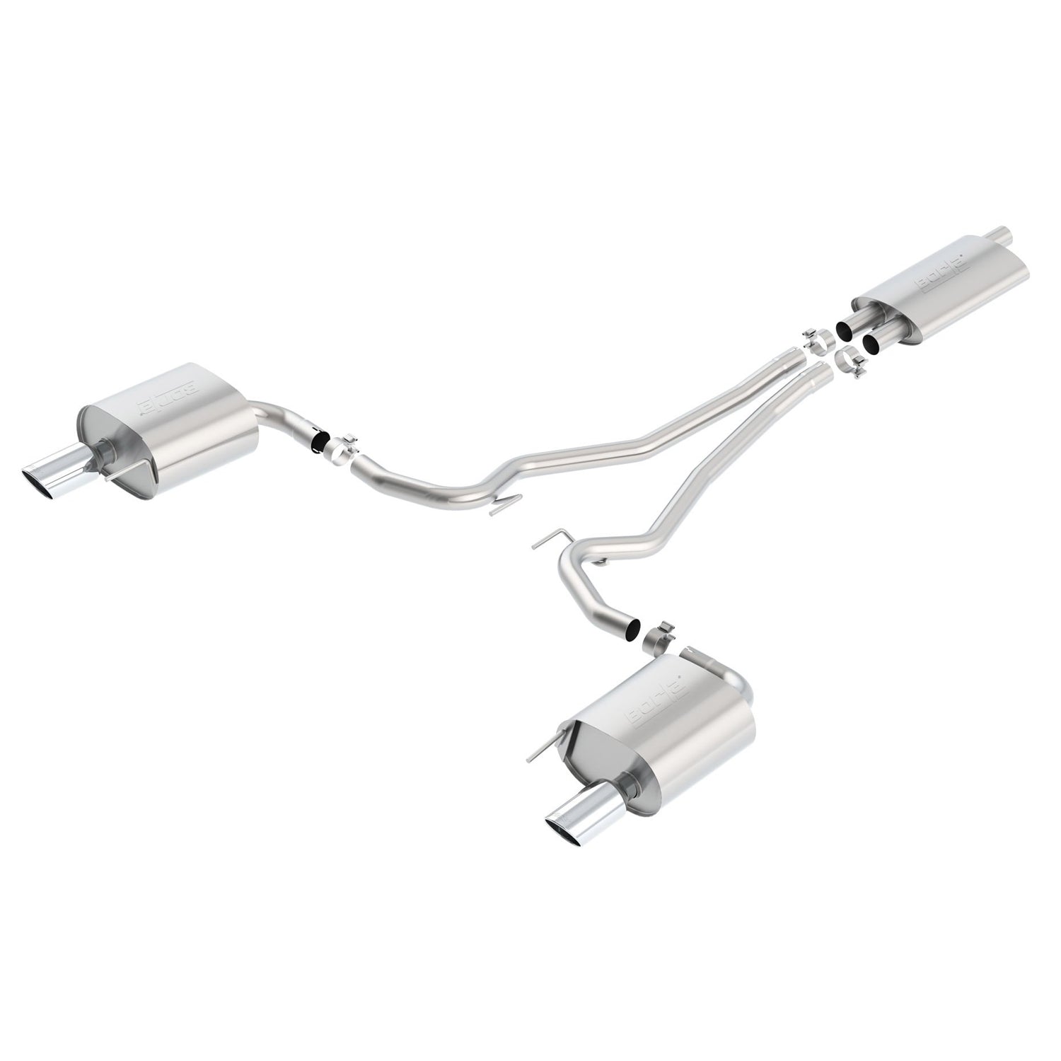 Borla Mustang EcoBoost 2015-2018 Cat-Back Exhaust Touring 140583