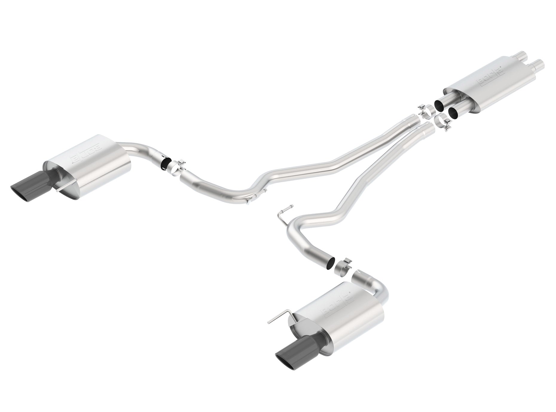 Borla Mustang GT 2015-2017 Cat-Back Exhaust Touring 140589BC
