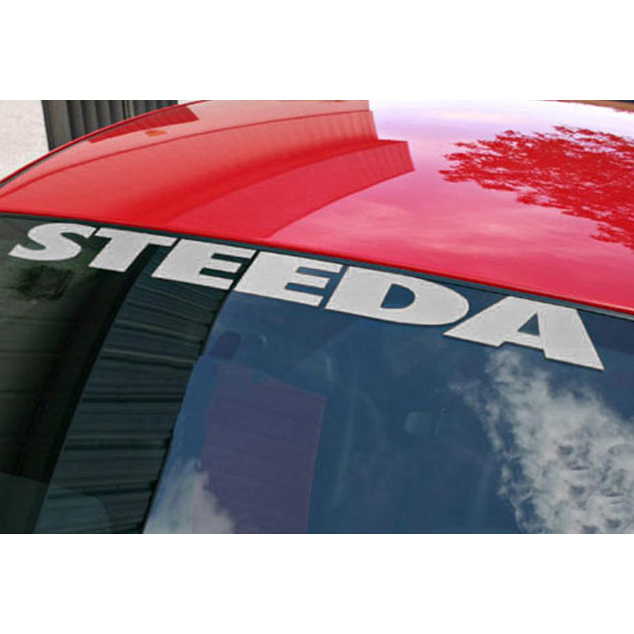 Steeda Windshield Decal - Silver 157 3503