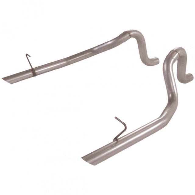Flowmaster Prebent Tailpipes - 2.50 in. Rear Exit - Pair 15804
