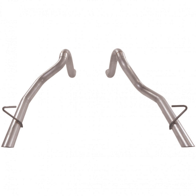 Flowmaster Prebent Tailpipes - 2.50 in. Rear Exit - Pair 15804