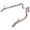 Flowmaster Prebent Tailpipes - 2.50 in. Rear Exit - Pair 15805
