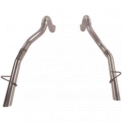 Flowmaster Prebent Tailpipes - 2.50 in. Rear Exit w/stainless tips - Pair 15814