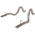 Flowmaster Prebent Tailpipes - 3.00 in. Rear Exit w/stainless tips - Pair 15820