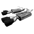 Kooks 2013-2014 Ford Mustang Shelby GT500 Quad Tip Axleback (Black Tips) 11436210
