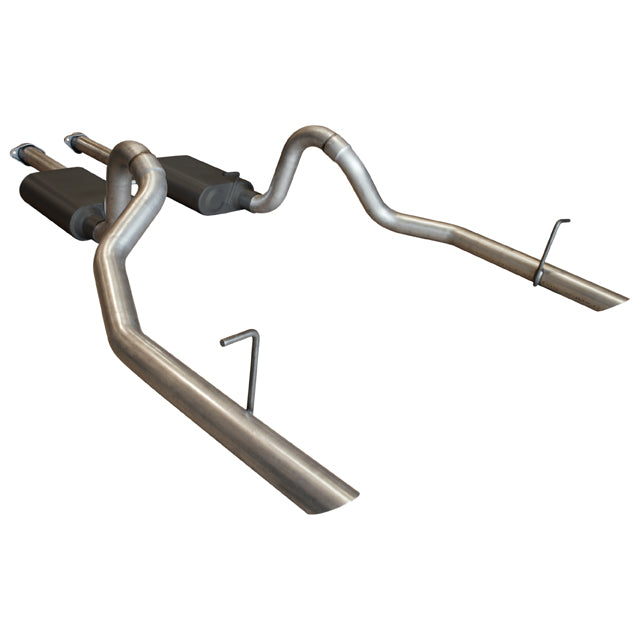 Flowmaster Cat-back System - Dual Rear Exit - American Thunder - Aggressive Sound 17112