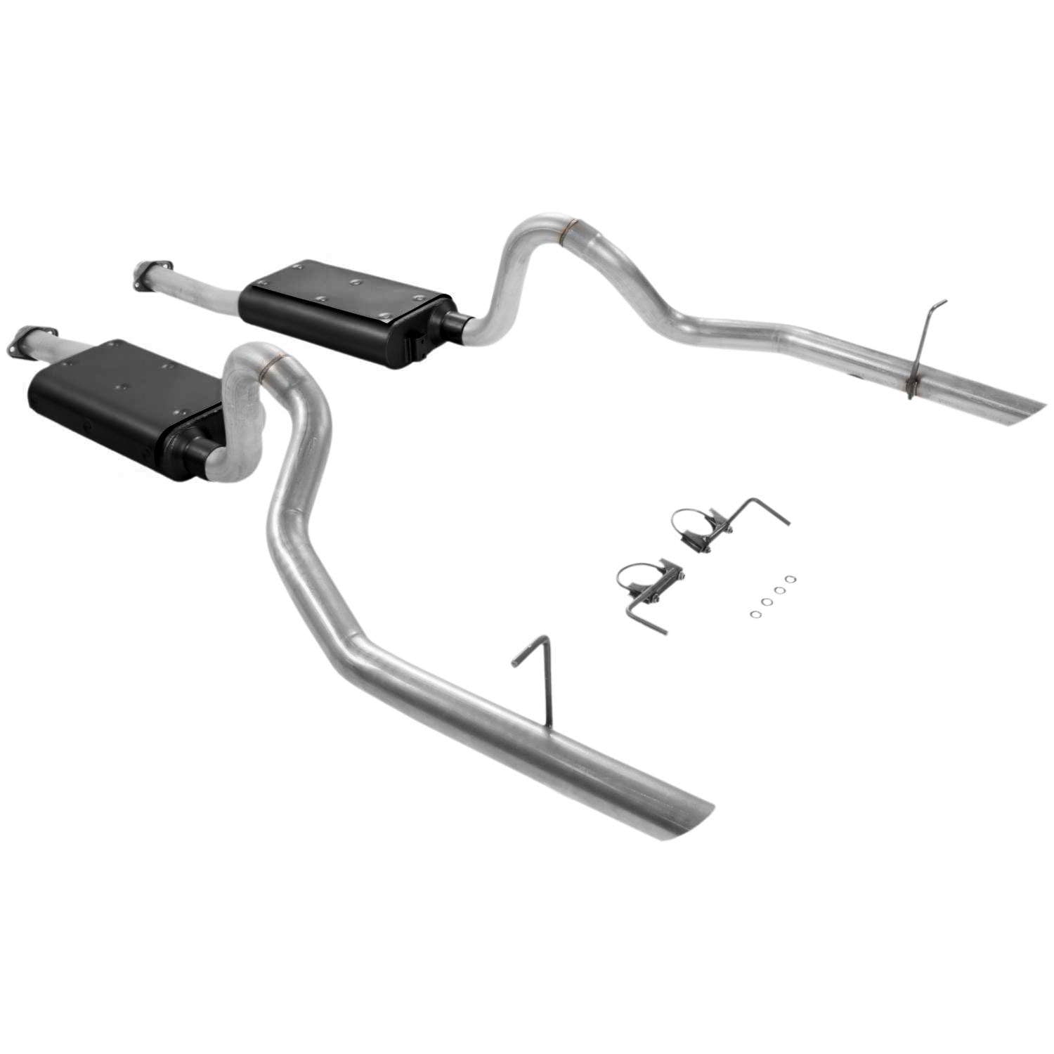 Flowmaster Cat-back System - Dual Rear Exit - Force II - Mild/Moderate Sound 17114