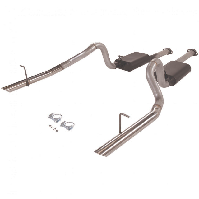 Flowmaster Cat-back System - Dual Rear Exit - American Thunder - Aggressive Sound 17212