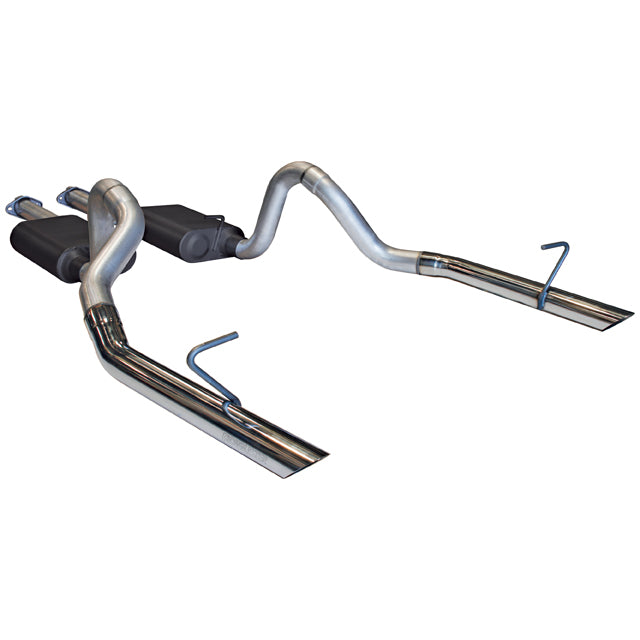 Flowmaster Cat-back System - Dual Rear Exit - American Thunder - Aggressive Sound 17213