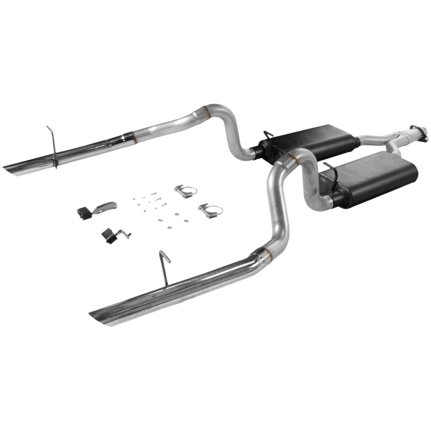 Flowmaster Cat-back System - Dual Rear Exit - Force II - Moderate Sound 17276