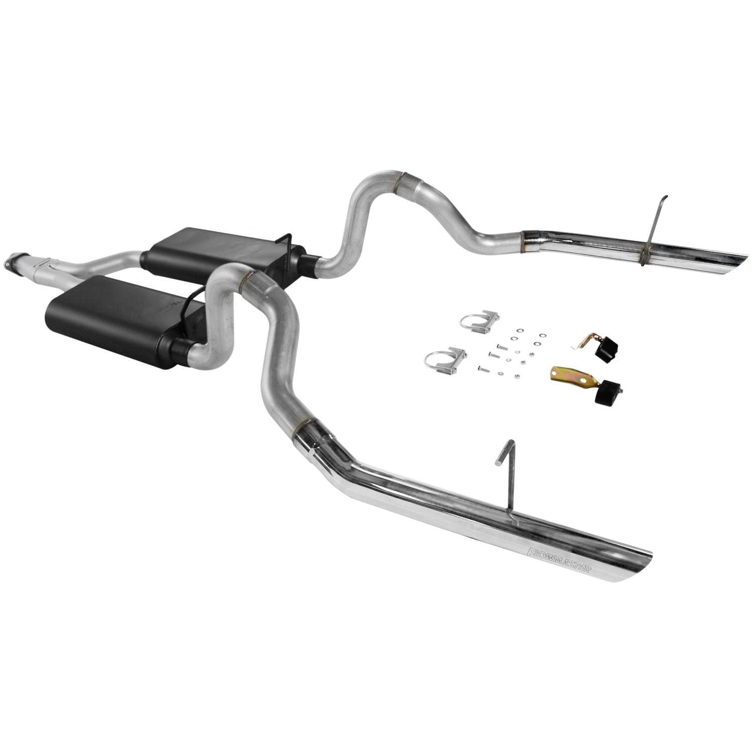 Flowmaster Cat-back System - Dual Rear Exit - Force II - Moderate Sound 17276