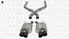 Corsa 2013-2014 3.0" Axle-Back + X-Pipe Dual Rear Exit Twin 4.0" Black Pro-Series 14323BLK