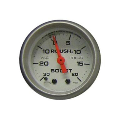 Roush Performance Ford Mustang Mechanical Boost Gauge, 2/16 White 404360