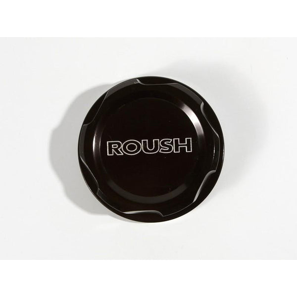 Roush Performance Billet Washer Fluid Cap - Black Anodized - 2010-2012 Mustang 421256