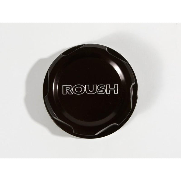 Roush Performance Billet Power Steering Fluid Cap - Black Anodized - 2005-2014 Mustang 421257