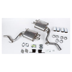 Roush Performance 2015-2017 Mustang 2.3L EcoBoost ROUSH Quad Tip (Active Ready) Exhaust Kit 421923
