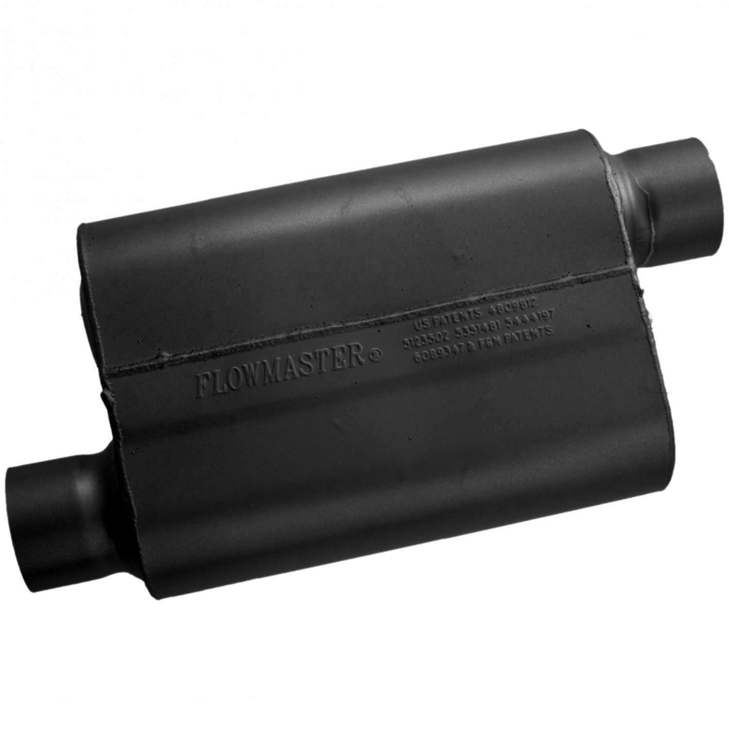 Flowmaster 40 Series Muffler - 3.00 Offset In / 3.00 Offset Out - Aggressive Sound 43043