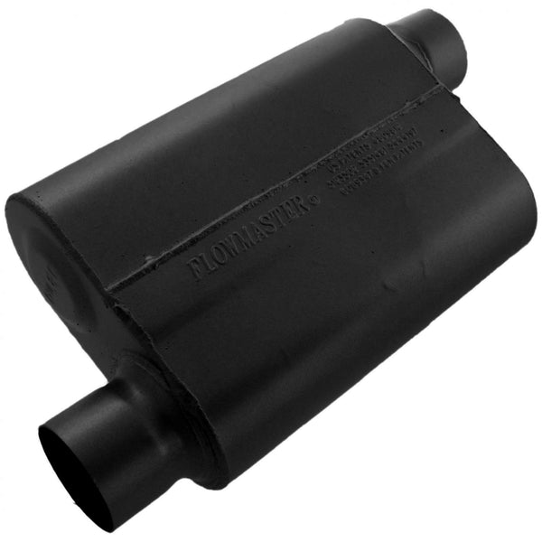 Flowmaster 40 Series Muffler - 3.00 Offset In / 3.00 Offset Out - Aggressive Sound 43043