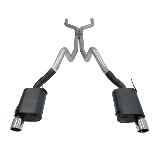 Flowmaster Cat-back System 409s - Dual Rear Exit - American Thunder - Aggressive Sound 817494