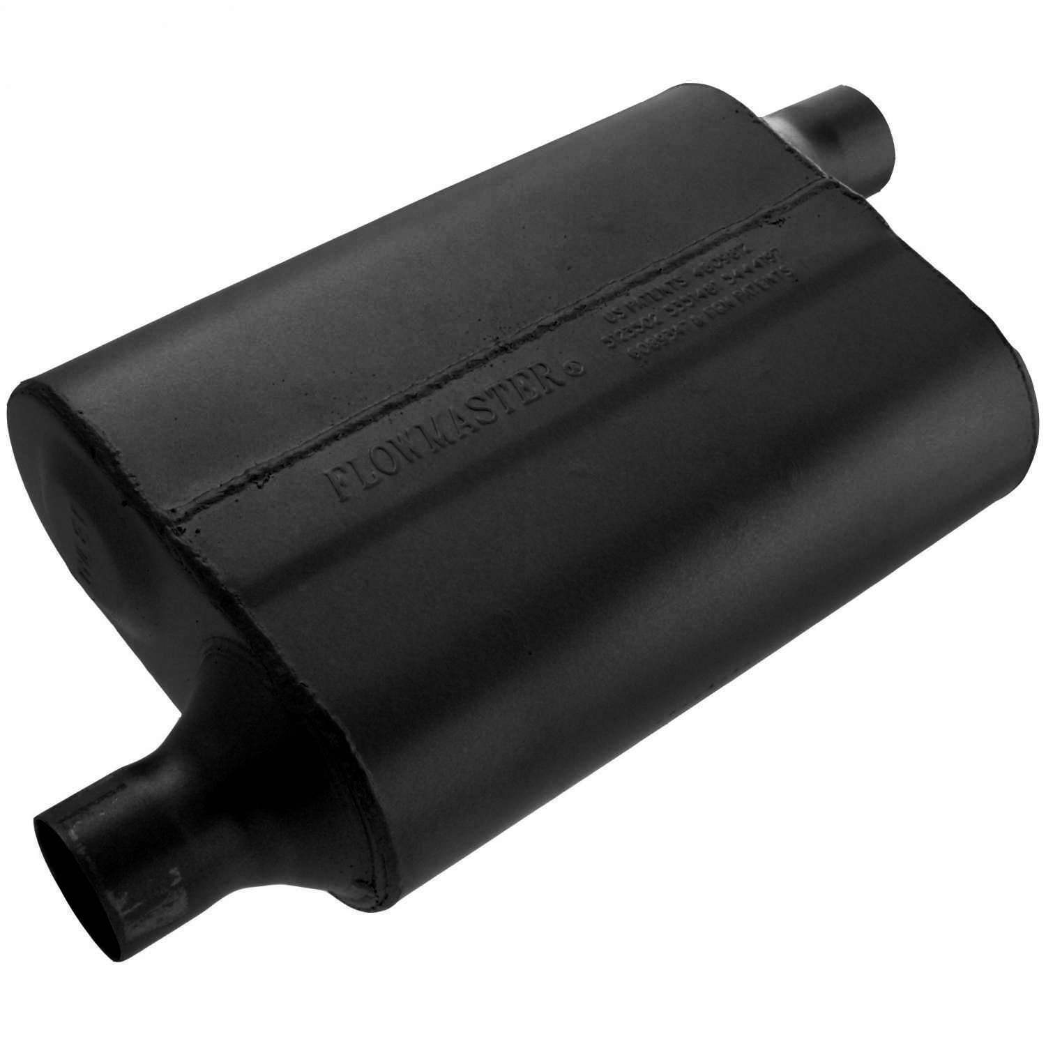Flowmaster 40 Delta Flow Muffler - 2.00 Offset In / 2.00 Offset Out - Aggressive Sound 942043