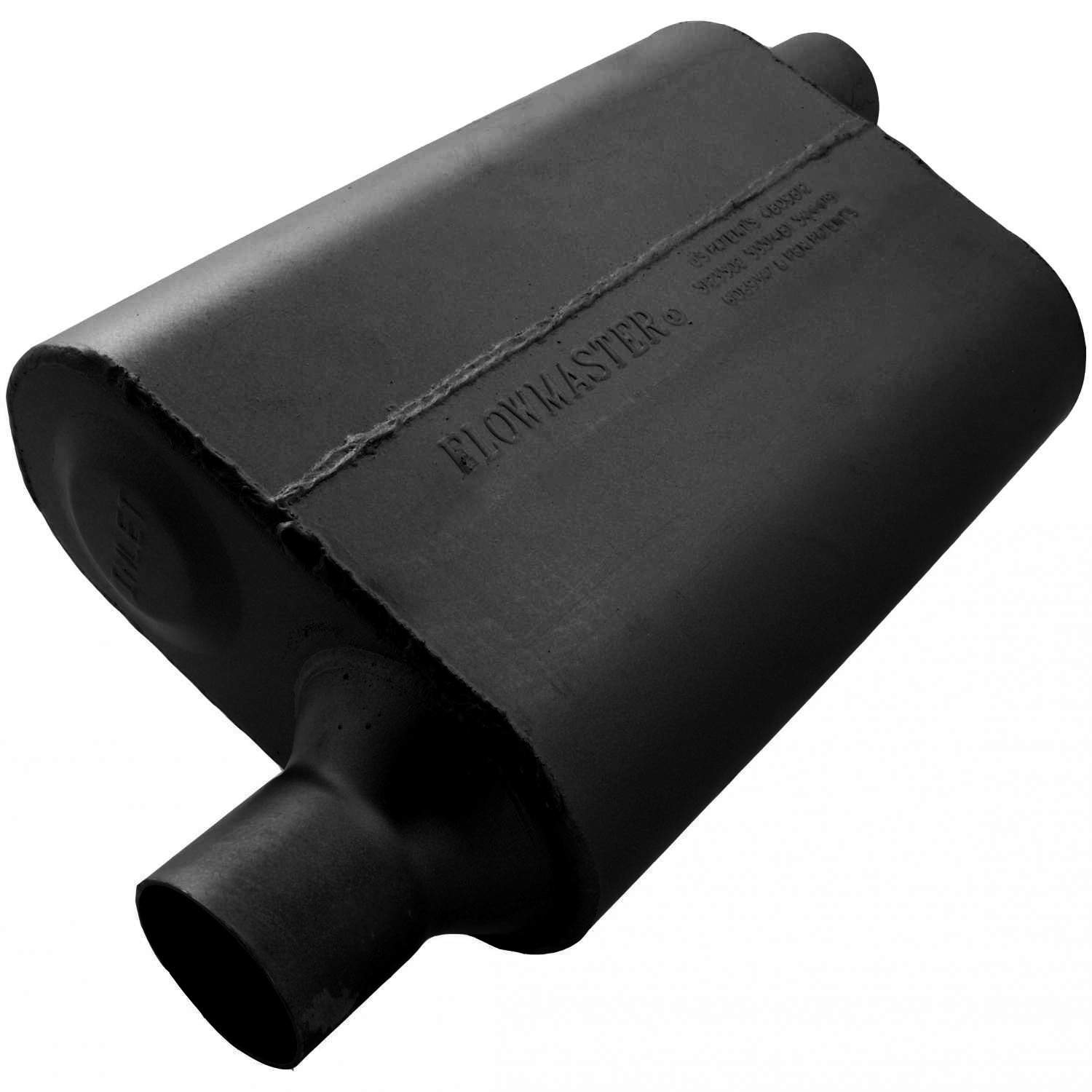Flowmaster 40 Delta Flow Muffler - 2.25 Offset In / 2.25 Offset Out - Aggressive Sound 942443