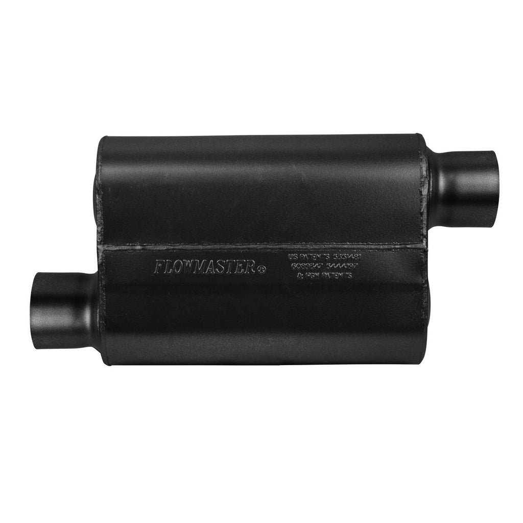 Flowmaster 40 Delta Flow Muffler - 3.00 Offset In / 3.00 Offset Out - Aggressive Sound 943043