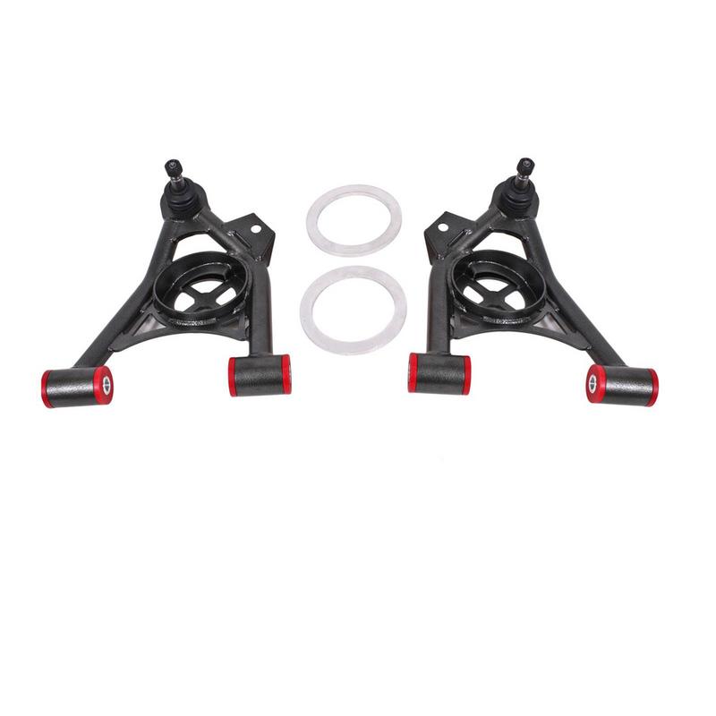 BMR Suspension A-arms, Lower, Spring Pocket, Non-adjustable, Poly, Tall Ball Joint AA037
