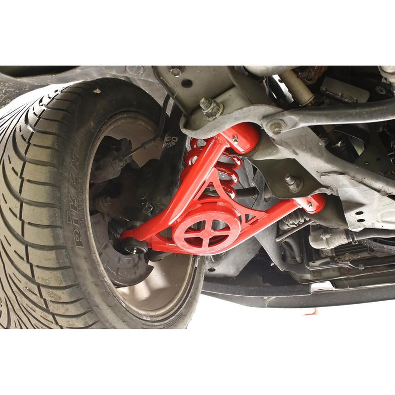 BMR Suspension A-arms, Lower, Spring Pocket, Non-adjustable, Poly, Tall Ball Joint AA037