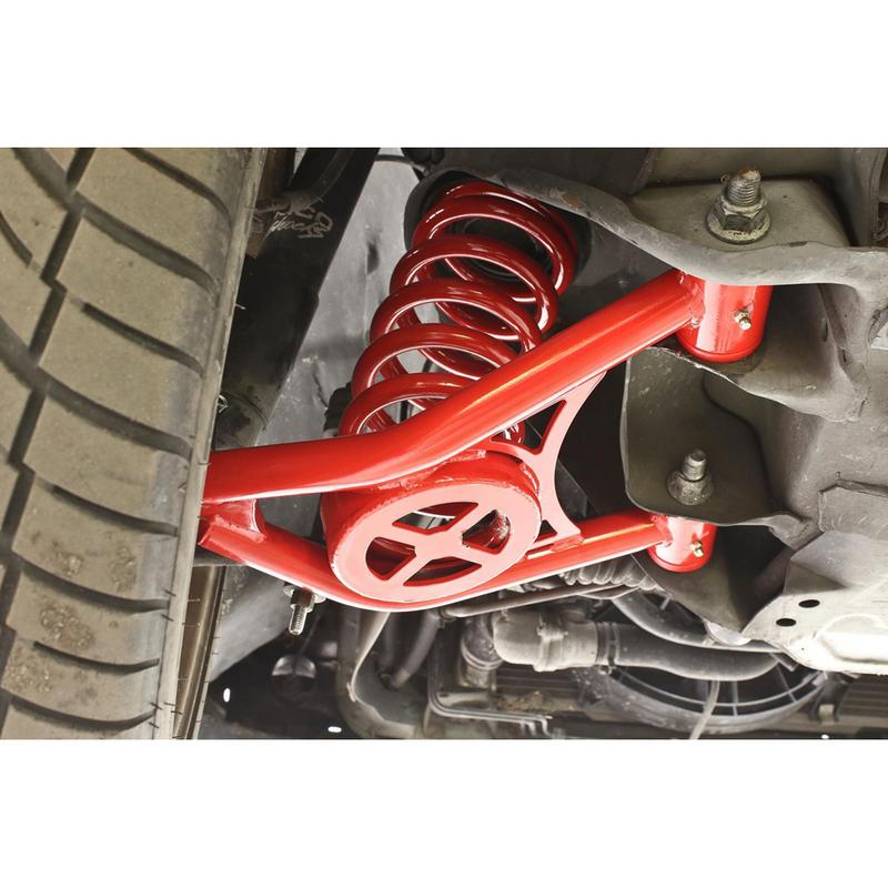 BMR Suspension A-arms, Lower, Spring Pocket, Non-adjustable, Poly, Tall Ball Joint AA037