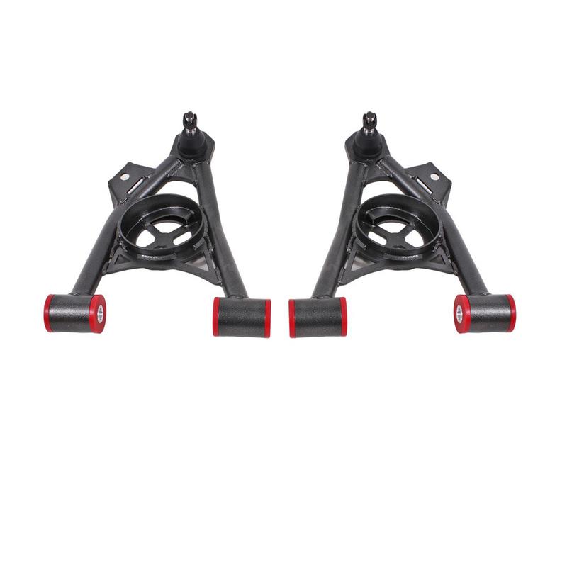 BMR Suspension A-arms, Lower, Spring Pocket, Non-adj, Poly, Std Ball Joint AA040