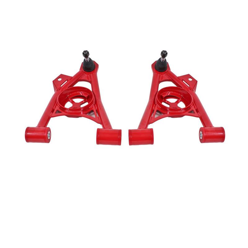 BMR Suspension A-arms, Lower, Spring Pocket, Non-adj, Poly, Std Ball Joint AA040