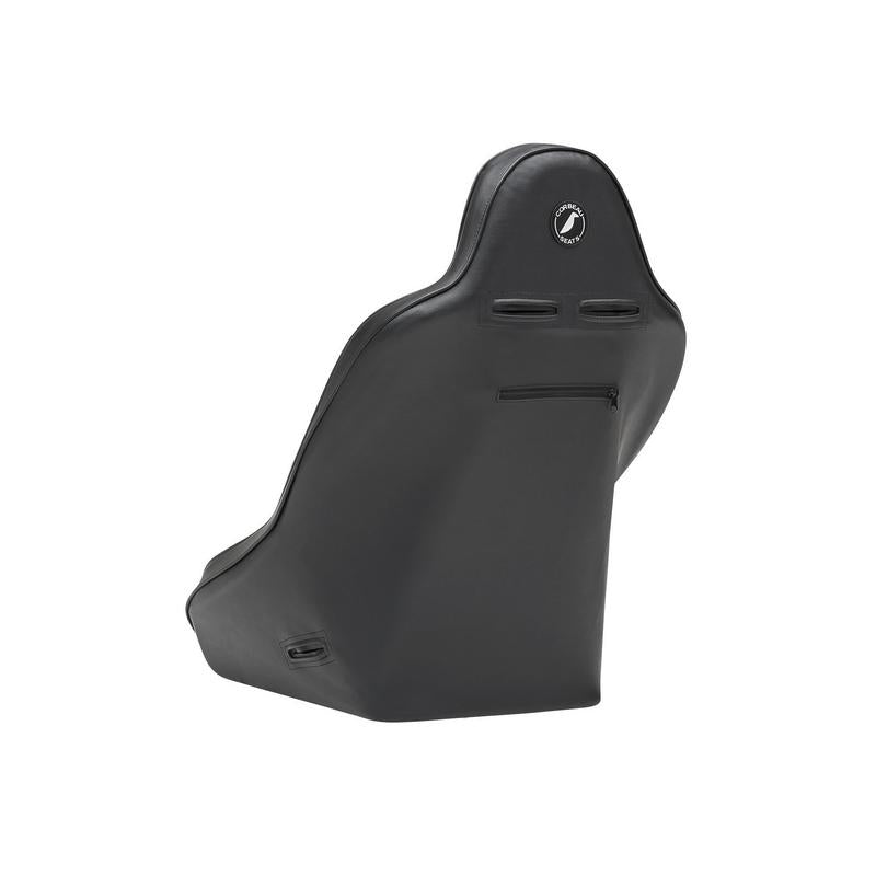 Corbeau Baja Ultra Suspension Seat Black Vinyl/Cloth Wide - 69401W