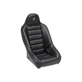 Corbeau Baja Ultra Suspension Seat Black Vinyl/Cloth Wide - 69401W
