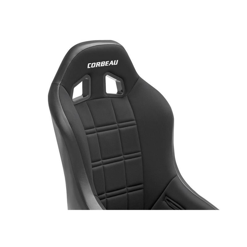 Corbeau Baja XP Suspension Seat Black Vinyl/Cloth - 68802B