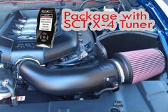 JLT Performance Painted CAI/SCT X-4 Tuner (2011-14 Mustang GT), Red Oil 4.5x9