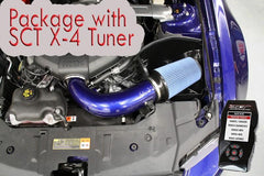 JLT Performance Painted CAI/SCT X-4 Tuner (2011-14 Mustang GT), Blue Oil 4.5x9