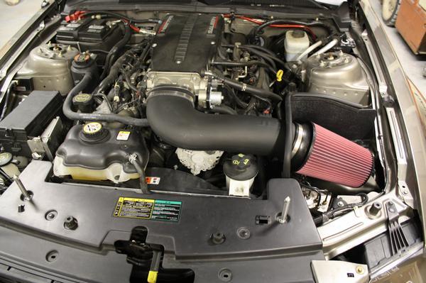 JLT Performance Series 3 Cai (2005-09 Mustang GT) Tuning Required, Blue Oil CAI3-FMG05-BL