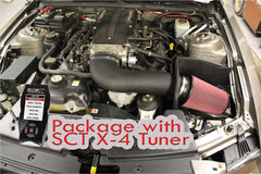 JLT Performance Series 3 Intake/SCT X-4 Tuner (2005-09 Mustang GT), Red Oil 4.5x9