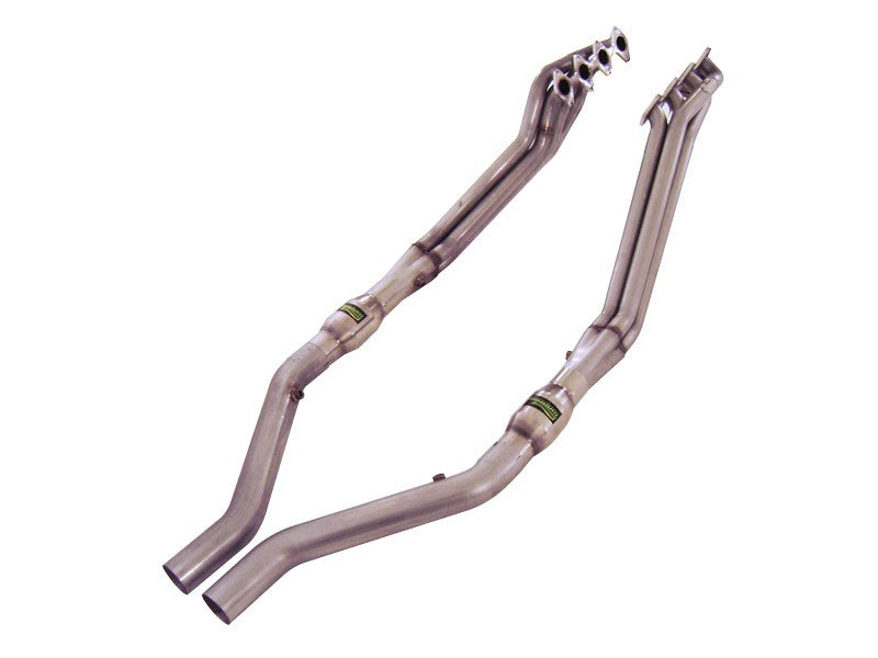 Stainless Works Ford Mustang 2005-10 Headers: 1 3/4" Catted Leads M05H175