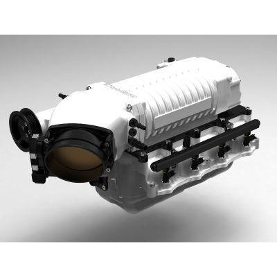 Whipple 2017 Gen 3 Upgrade Supercharger, Gloss White (SC, Inlet) Discharge Ano Black