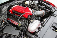 Whipple 2015 Mustang GT SC System Stage 2, Gloss Red (SC, Inlet) Discharge Ano Black Pcm Flash Device