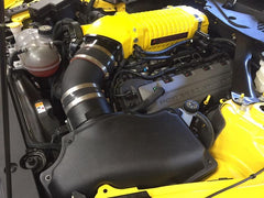 Whipple 2015 Mustang GT SC System Stage 2, Gloss Yellow (SC, Inlet) Discharge Ano Black Tune And Flash Tool Delete