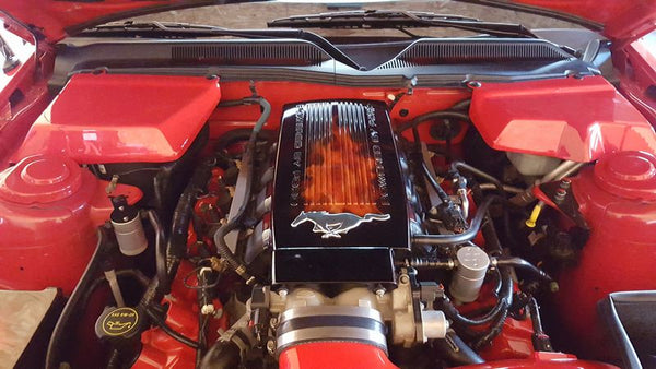 JLT Performance Battery and Brake Covers (2005-2009 Mustang GT/V6) JLTBMC-M0509-P