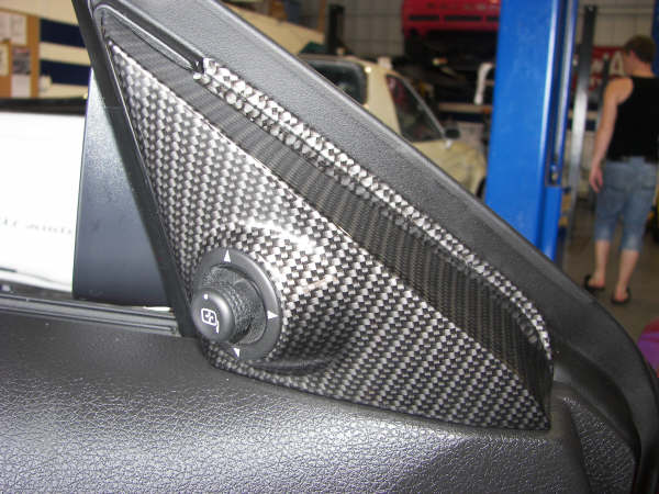 JLT Performance Hydrocarbon Inner Mirror Covers Pair (05-09 Mustang/GT500) JLTHC-IMC-FM05