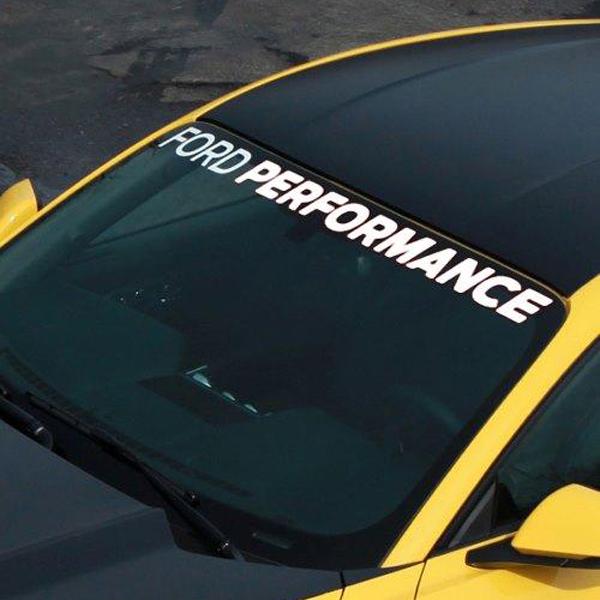 Ford Performance 2005-2018 Mustang "Ford Performance" Windshield Banner M-1820-MB