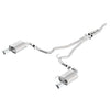 Ford Performance 2015-2017 Mustang 2.3L Ecoboost Cat Back Sport Exhaust System - Chrome Tips