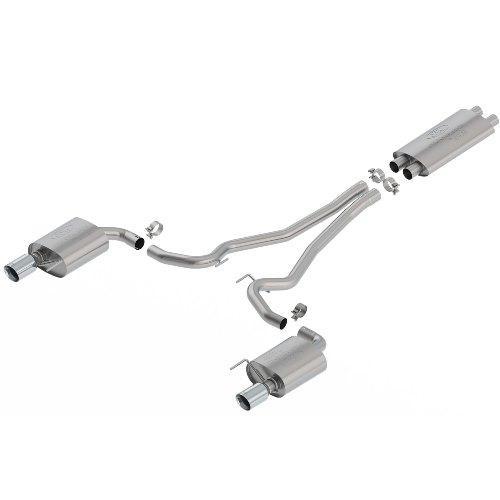 Ford Performance 2016-2017 Mustang GT 5.0L Ec-type Cat Back Exhaust System - Chrome Tips